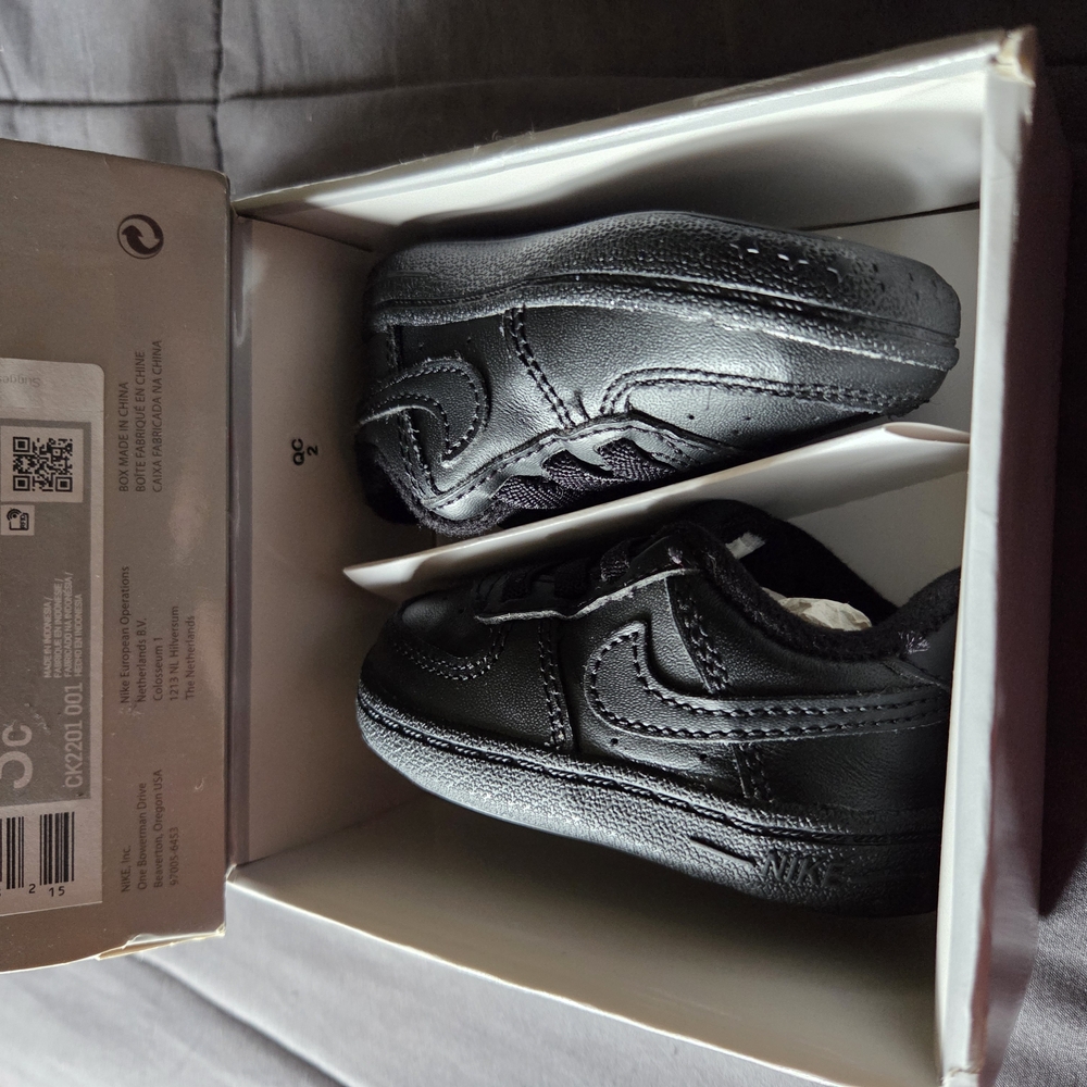 Black Crib Air Force 1s